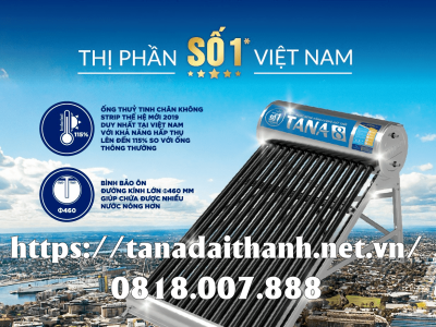 ( Cập nhật) Bảng giá máy năng lượng mặt trời Tân Á 8