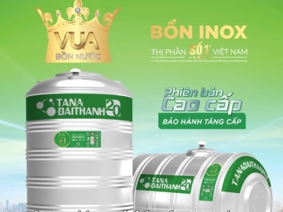 Phiên bản đặc biệt của Bồn nước inox Tân Á Đại Thành 20
