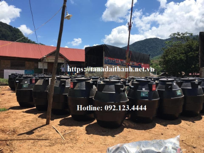 Bồn tự hoại Tân Á Đại Thành tại Mê Linh